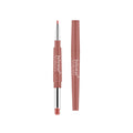 Julystar 12-color Double-headed Matte Pen Moisturizing Lip Gloss Waterproof Lipliner Long-lasting Lipstick SS