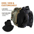 Designer Bomber Jacket Sports Windbreaker Black Canvas Fleece Wind Breaker Waterproof Hiking Men's Jackets for Winter ODM OEM