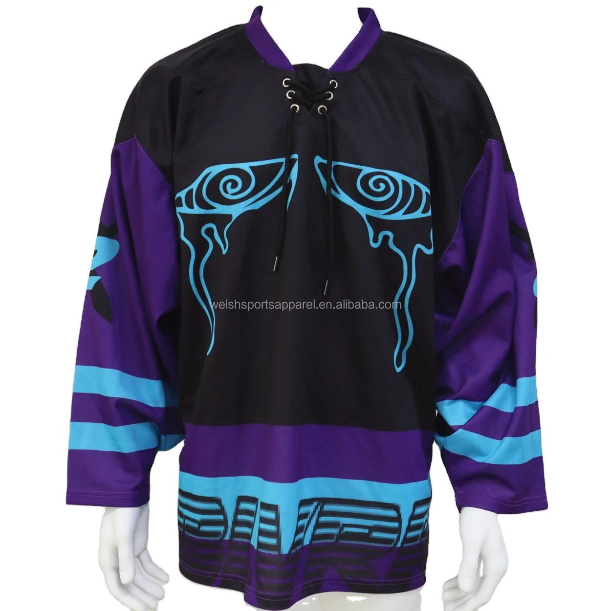 Men's Customizable Breathable Printed Winter Sports Ice Hockey Jersey Wholesale Factory OEM Service