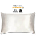 100% Pure Mulberry Silk Pillowcase 25 Momme Silk Pillow Case Gift Set with Eye Mask