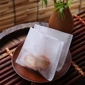 Customized Folding Tea Filter Bags Biodegradable Disposable Corn Fiber Empty Tea Sachet Bag
