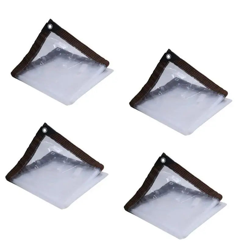 1mx3m Transparent Rainproof Shading Cloth Thickened Balcony Garden Waterproof Tarpaulin Greenhouse PE Film