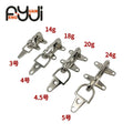 Bomber Jacket Zinc Alloy Buckle Clasp 3-5cm Silver Strap Buckle Airplane Shaped Eco-Friendly Detachable Reusable Clothing