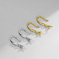 Wholesale S925 Silver Accessories Ear Hooks Earrings Drop for Jewelry Handmade