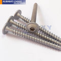 MALAXY Ruspert Wafer Head/countersunk Head M6 M8 M10 T40 Torx Round Chipboard Construction Wood Screw With Knurl