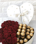 Valentine'S Day Double Heart Flower Gift Box Wedding Companion Gift Box