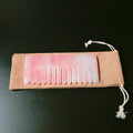 Factory High Fashion Hair Tooth Wash Hair Dry Wet Rose Quartz Scalp Comb Gua Sha