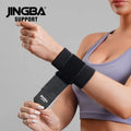 JINGBA New Arrival Elastic Compression Wrist Bandage Durable with Strap for Fitness Weightlifting Tendonitis Exercise