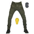 Men's Anti-fall Summer Four Seasons Casual Biker Stretch Motorcycle Riding Jeans