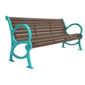 Outdoor Furniture Plastic Wood Bench Seat Outside Park Seating Bench Public Garden Patio Ornamental Chair Benches for Outside