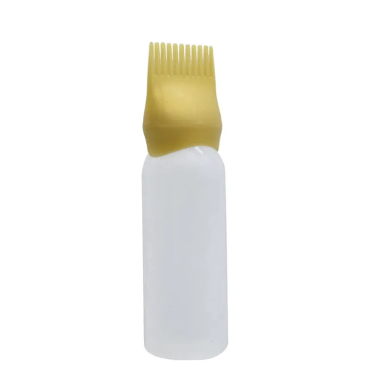 Wholesale 180ml Hair Dyeing Bottle Comb Tooth Bottle Dyeing Cream Coloring Hair Pot Shampoo Bottle Hot Sale