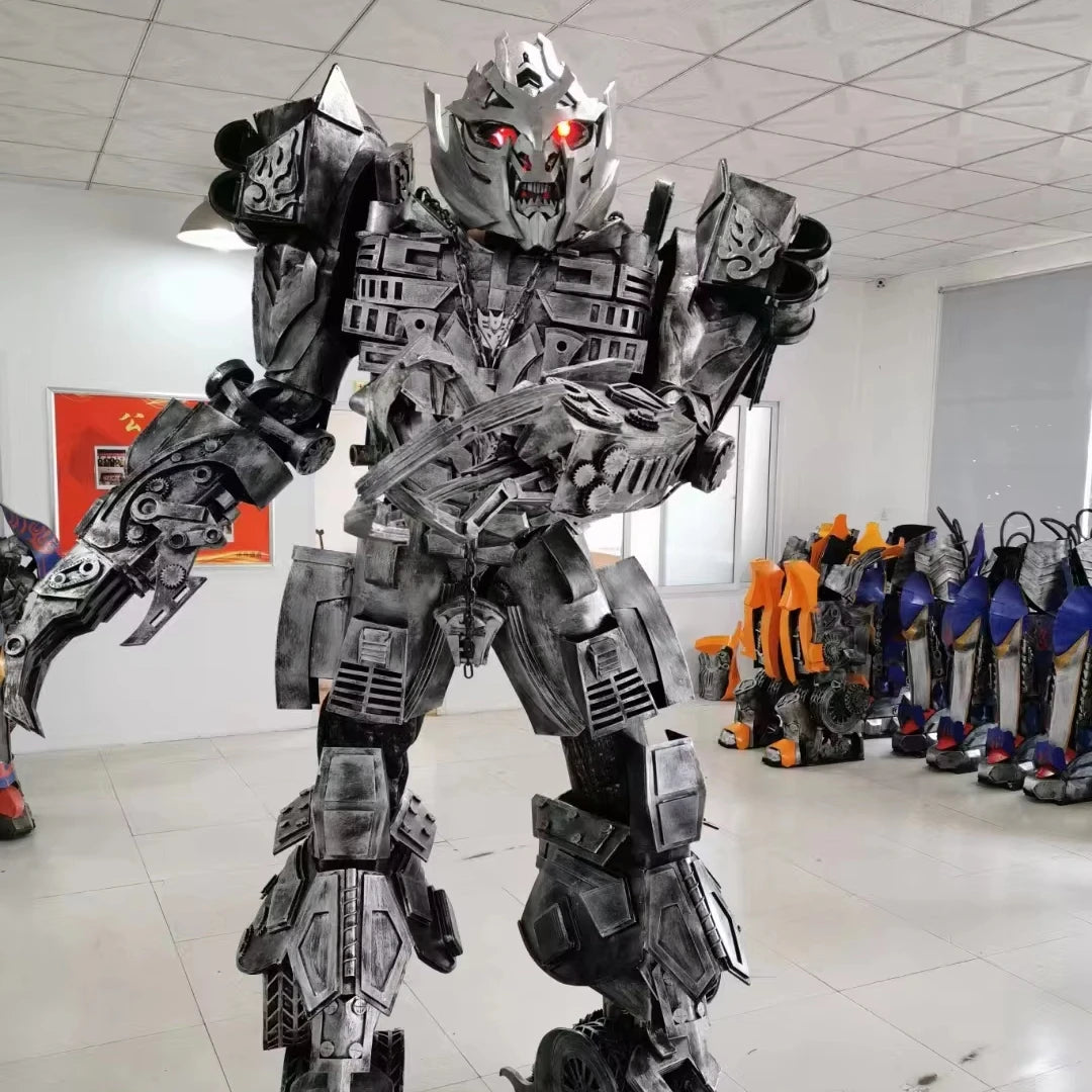 Hot Sale 2.7m Adult Megatron Robot Costume Cosplay Costume LED Robot Costume