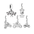 Fit OriginalPan Charms Bracelet Bead 925 Sterling Silver Dirt Bike Motorcycle for Women Jewelry Making Trade Assurance S925