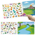 Factory Custom Early Education Animal Themed Multi-Scene Waterproof Paper Material DIY Stickers Coloring Quiet Book