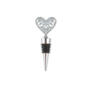 Creative Heart Red Wine Stopper Zinc Alloy Decor Swirling Love Pattern Wine Bottle Stopper Liquor Champagne Decorative Stopper
