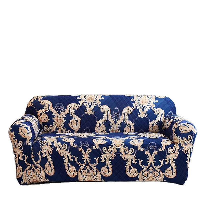Wholesale Floral Pattern Designer Latest Elastic Slipcovers Stretch Fitted Sofa Protector Covers