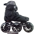 JINGYING Fix Size Adult Inline Skates Air Cushion Hard Shell Cool Black White Urban Free Roller Inline Skates Shoes