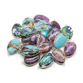 Huiying Wholesale Emperor Stone Pendants Healing Crystal Natural Emperor Pendants Oval Jewelry Stone Pendants Necklace Jewelry MegaBDM