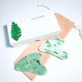 HZ Natural Stone Body Facial Gua Sha Guasha Board Plate for Back Scraping Massager Xiuyan Jade