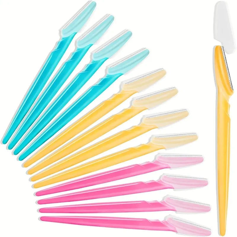New Eyebrow Razor and Facial Razor for Women Multipurpose Exfoliating Dermaplaning Tools with Precision Cover Safety Beauty