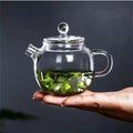 China Factory High Borosilicate Clear Transparent Teapot Set Glass Tea
