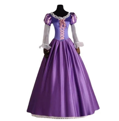 Hot Sale Adult Children Lepe Princess Purple Fancy Costume Cos Dress for Performances