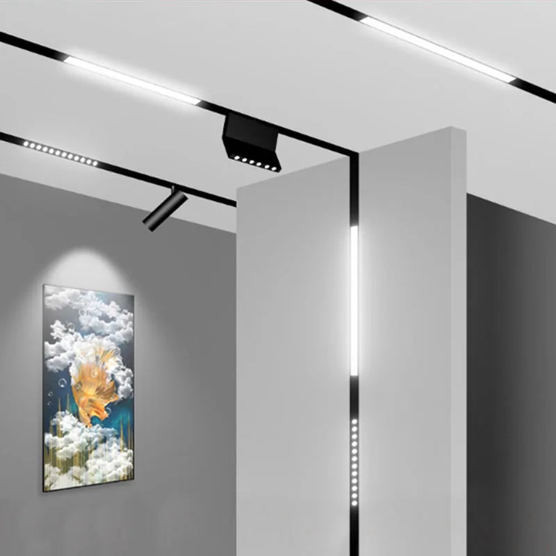 48V Modern Indoor Magnetic Track Light LED System VOClighting Dali App Dimming Tuya Remote Control