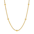 Nabest Tarnish Free PVD Stainless Steel Snake Chain Necklace Jewelry Women Minimalist Chokers Chain