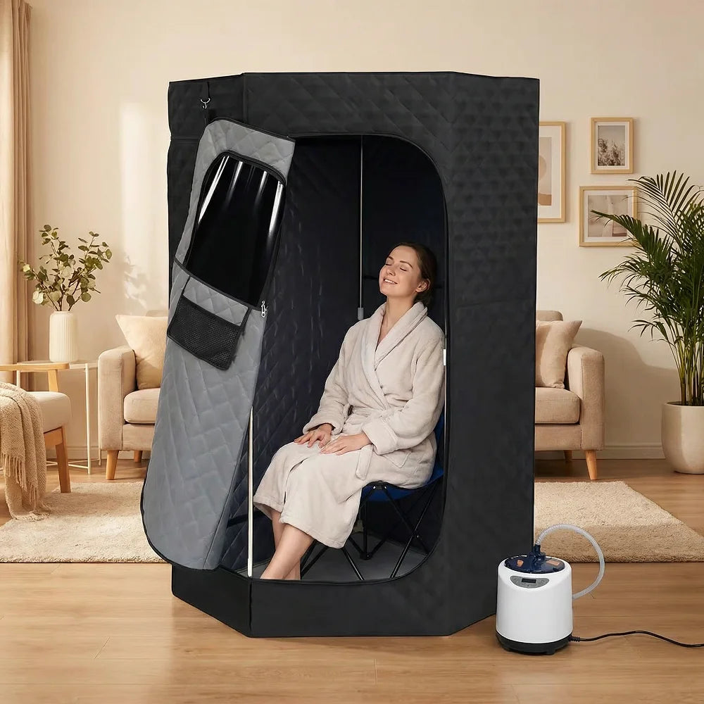 Traditional Personal Whole Body Home Relaxation Portable One Person Electric Indoor Wet Easy Install Spa Sauna Steam Room
