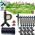 Garden Irrigation System Kit with Water Timer  Hose Fountain Spray Automatic Watering System for Patio Lawn Water Conservation