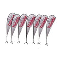 Advertising Your Indian Radio Tarana Featherless Flag Teardrop Flags  for Commercial Advertising Signs