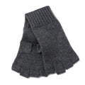 Factory Custom Men Hand Gloves Fluffy Wool Cashmere Gloves Blue Fingerless Knitted Winter Fashion Half Finger Gloves for Girls
