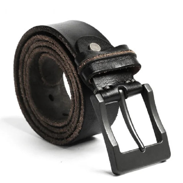 Wholesale Men Classic Vintage Pin Buckle Designer Belts for Mens Belt Genuine Leather