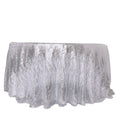 New Design Fancy Wedding Gold Sequin Embroidery Lace Table Overlay