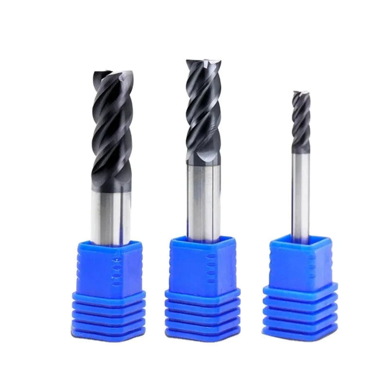 CHENGZHEN HRC55 4-Flute Carbide End Mill - High Precision â‰¤0.005mm AlTiN Coated CNC Tool RoHS Certified