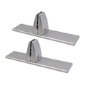 Aluminum Desk Partition Shelf Brackets Decorative Support Privacy Screen Divider Clamp Fixed Glass Board on Partition Aluminium