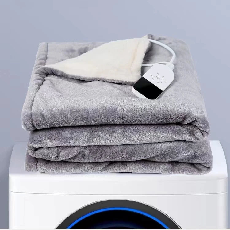 Irini Woven Character Fleece 100% Polyester Non-Toxic Foldable Electric Heating Blanket Washable Portable Customizable Wearable