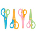 Hot Selling Safety Student Plastic Scissors Small Plastic Stationery School Cutting Craft Scissors for Kids & Children