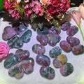 Hot Sale Factory Price Ocean Jasper Heart Palm Healing Gemstone Crystal Quartz Craft for Gifts Decoration