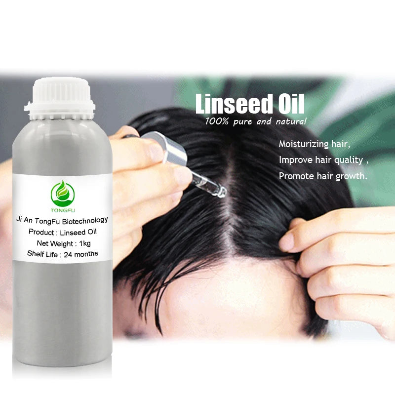 Body Massage Flaxseed Oil Natural Skin Care Linseed Oil Plant Extract Organic Factory Price for Skincare