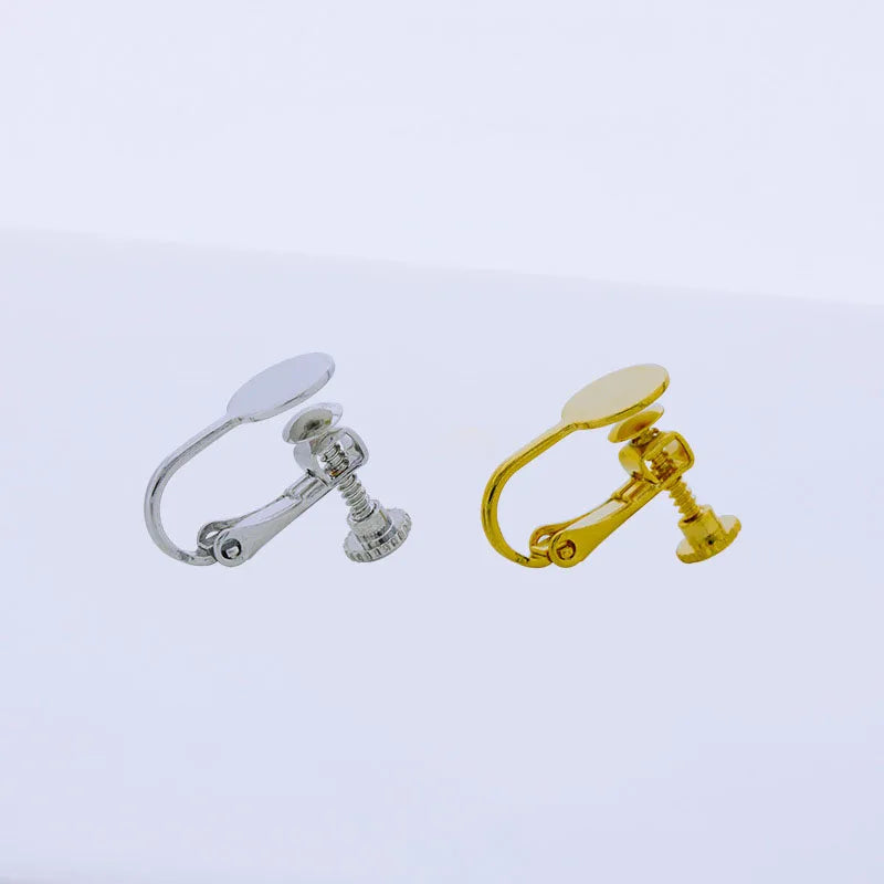 Bulk Price Wholesale Jewelry Findings Drop Earring CLIP DIY Earrings Accessoriesbrass With Real 18k Gold Plating