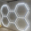 5 Hexagonal Honeycomb LED Working Lights 6500K Car Wash & Auto Show Garage Lighting for Shows & Garages