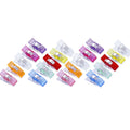27mm Transparent Plastic Sewing Clips Quilting Crafting Crocheting Knitting Safety Clips Assorted Colors Binding Clips