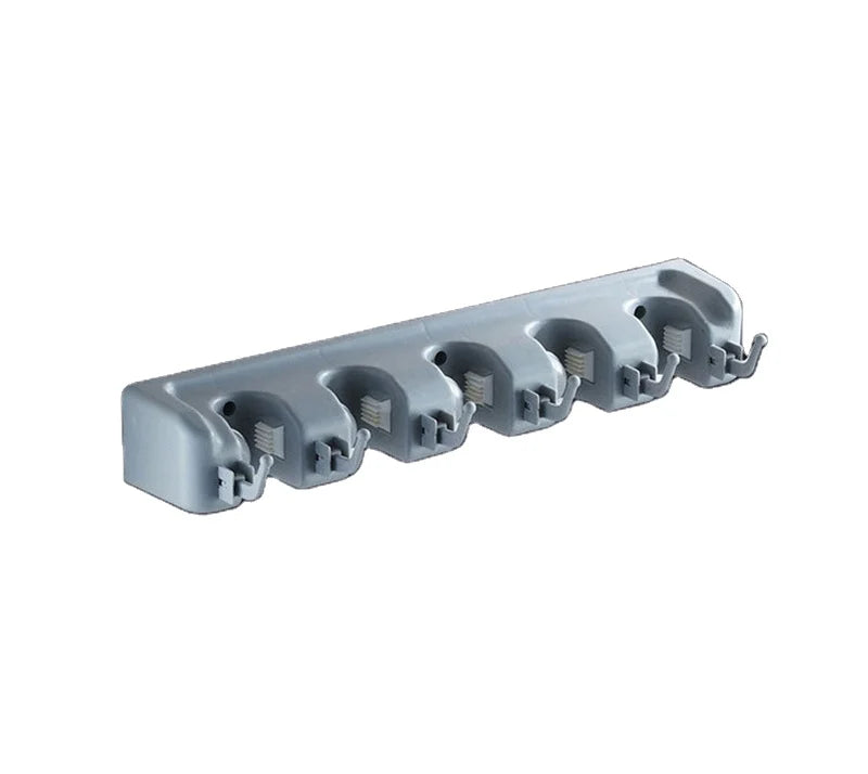 Bathroom Accessories Wall Mounted Shelf Organizer Hook Broom Holder Hanger Behind Doors Kitchen Storage Tool Broom and Mop Rack