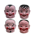 Plastic Big Head Mask Head Covers Yangge Yangko Lion Dance Props Chinese Folk Celebration