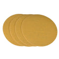 236U 5" No Hole Medium Hardness Aluminium Oxide Yellow Hook and Loop Abrasive Disc OEM/ OBM for Dry Wall Polishing