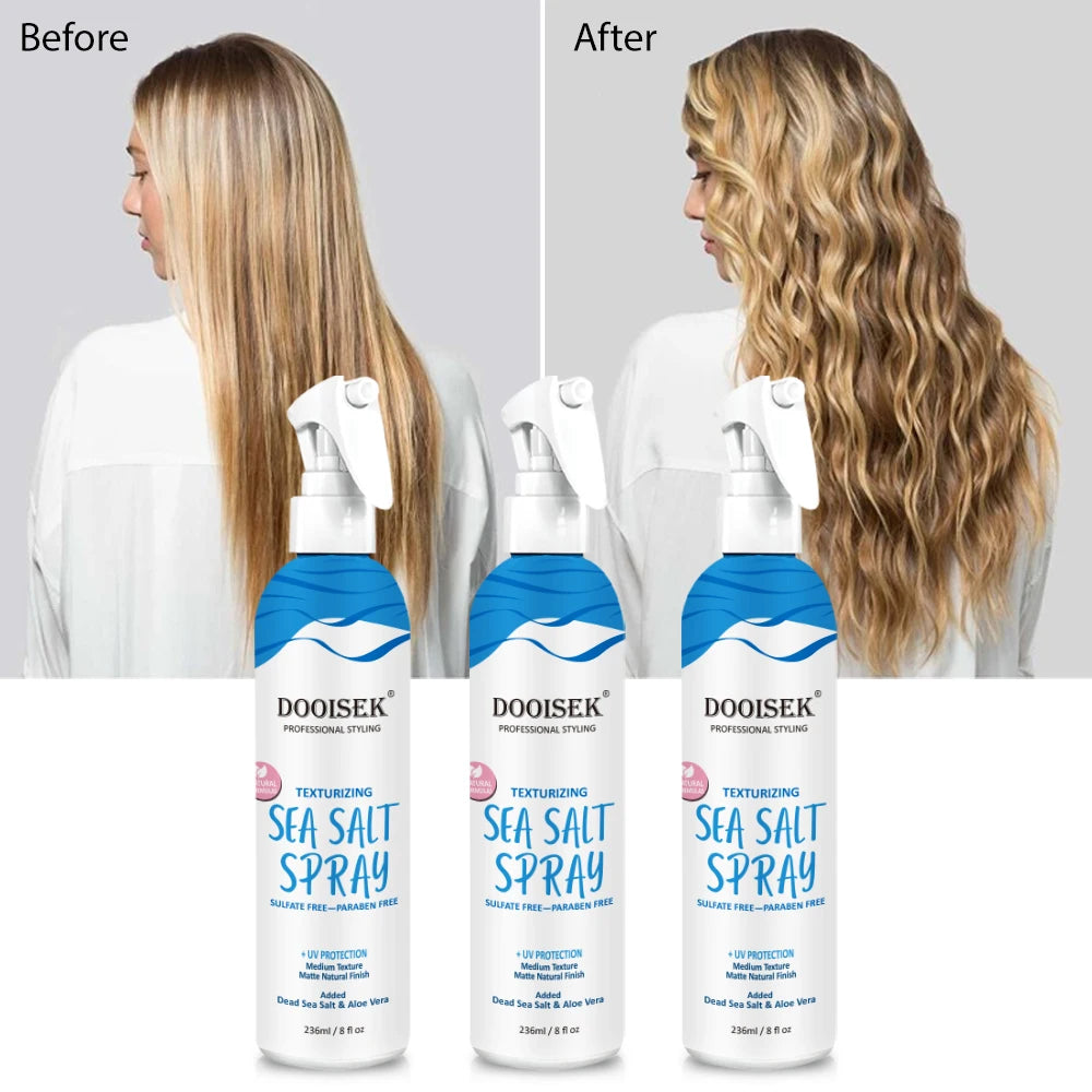 Selling Natural Barbers Aloe Sea Salt Spray Hair Thickening Volumizing Curl Sea Salt Hair Spray Vendor for Men Styling Products