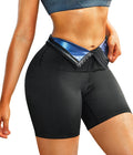 Adjustable Hook-eye Waist Trainer Shorts Sweating Slimming Slim Thermo Sauna Shorts Women Sweat Sauna Pants