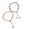 Adjustable Elegant 18k Gold Plated Bracelet Jewelry Natural Baroque Fresh Water Pearl Bracelet for Women