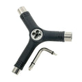 Black PP Steel Skateboard Longboard Y Shape Tool with Multifunction